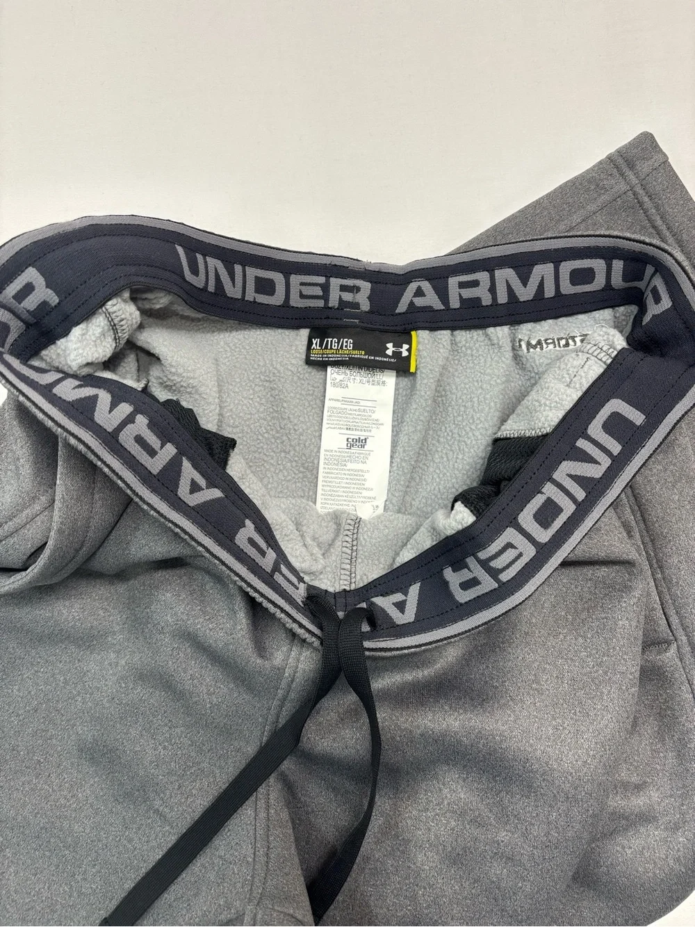 Under Armour Men’s Storm Armour Fleece Sweatpants Gray XL straight leg -469 - Picture 2 of 6